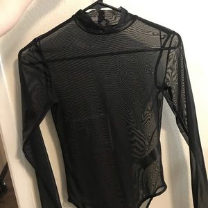Forever 21 mesh bodysuit